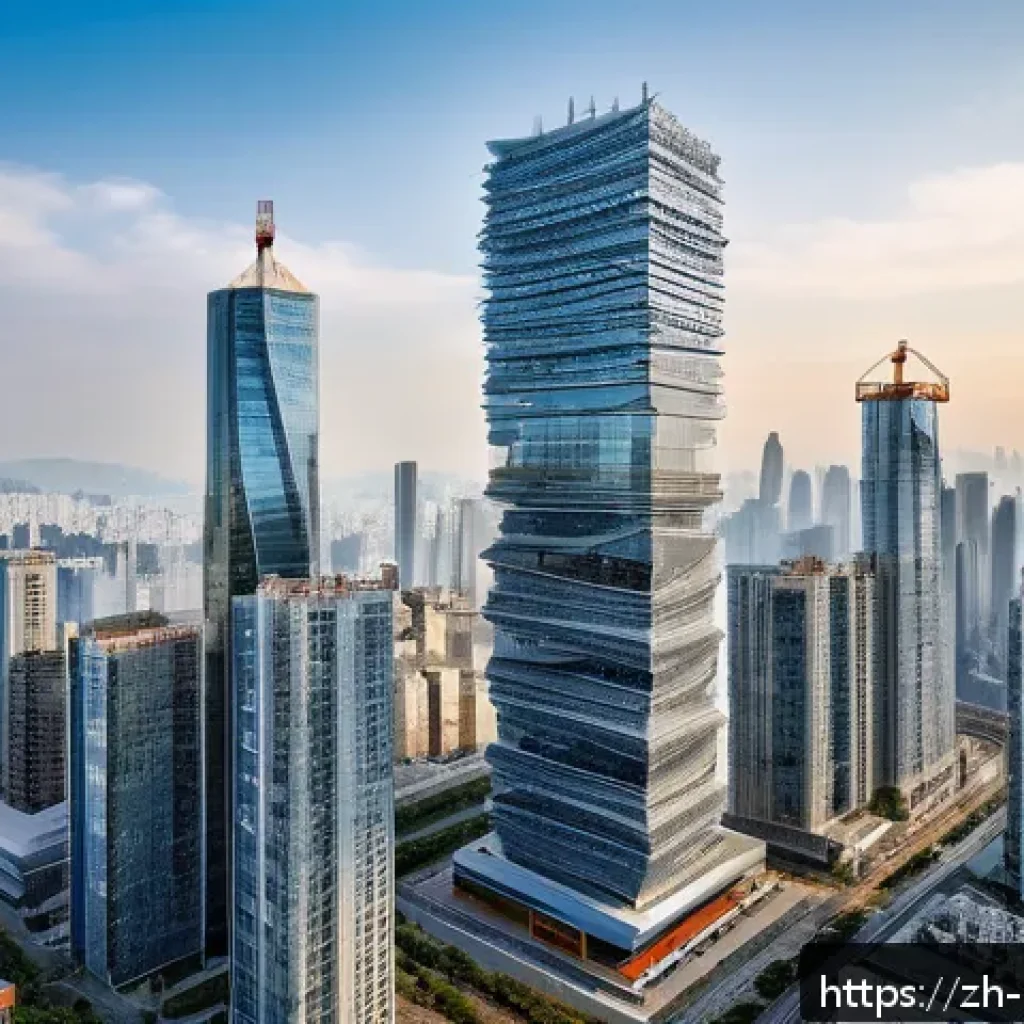 내진 설계 필수 자재 - A high-tech modern skyscraper under seismic stress testing, showcasing polymer-based damping materia...
