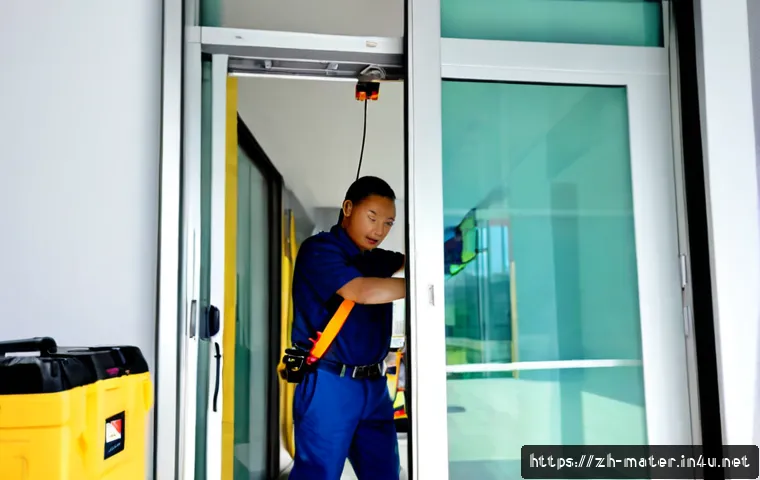 자동문 설치 필수 자재 관련 이미지 1